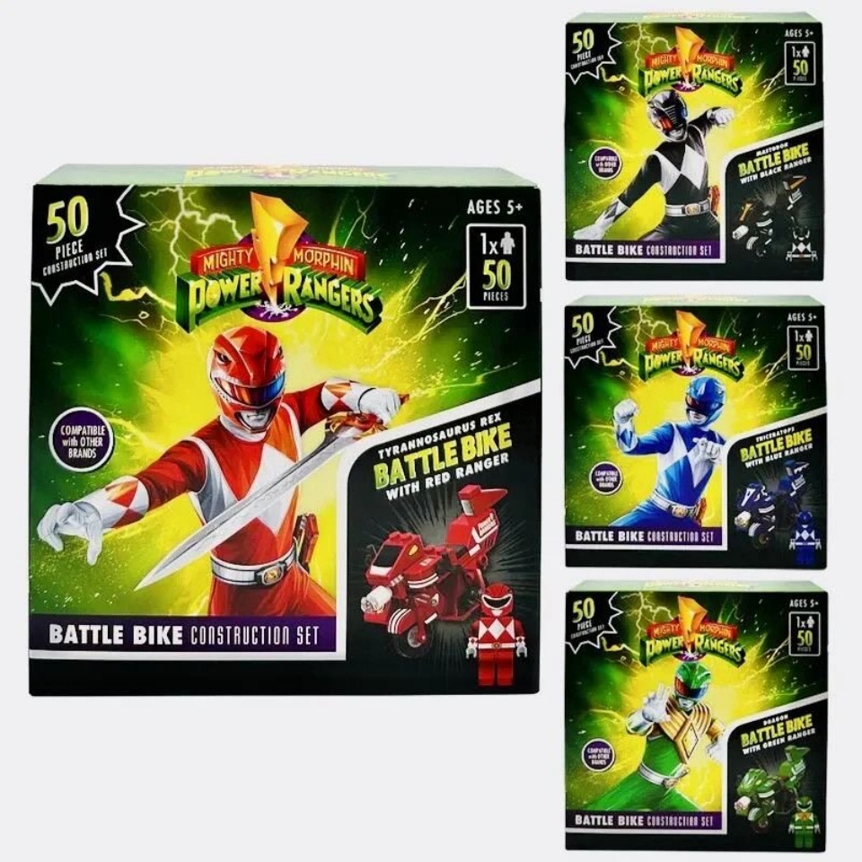 Model Kit Power Rangers - Hasbro Power Rangers Red Green Blue