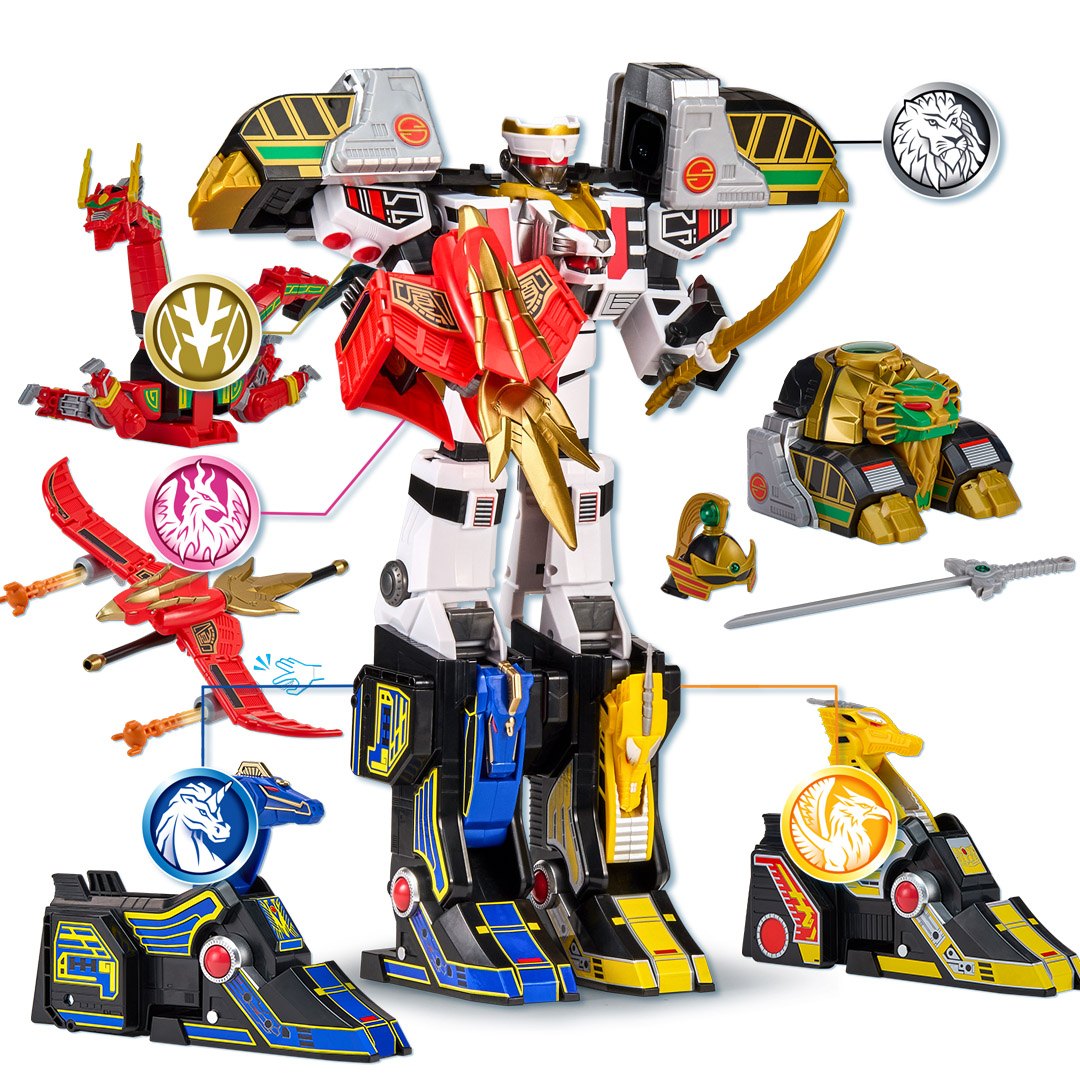 Model Kit Power Rangers - Power Rangers Thunder Zord Red Dragon