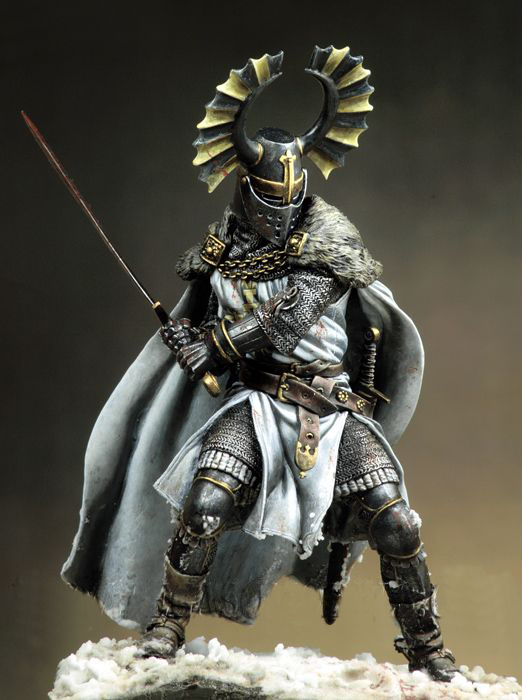 Model Kit Warhammer - Resin kit Teutonic warriors fifteenth century