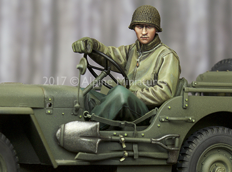 1:35 Resin kit  US Jeep Driver - огляд і ціна Model Kit Warhammer