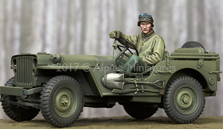 1:35 Resin kit  US Jeep Driver - огляд і ціна Model Kit Warhammer