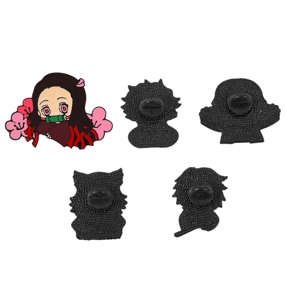 5 Pcs ​​Characters Brooch​ Cut - огляд і ціна Model Kit Demon Slayer