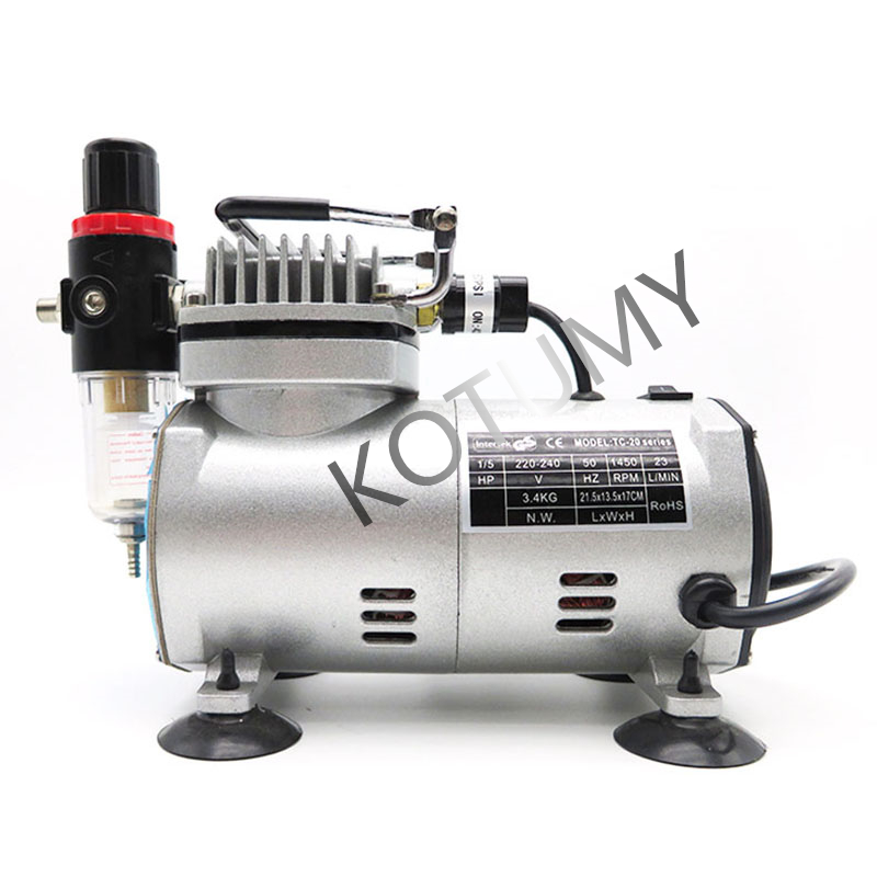 220V 110V Portable Air Compres - огляд і ціна Airbrush Compressor Kit