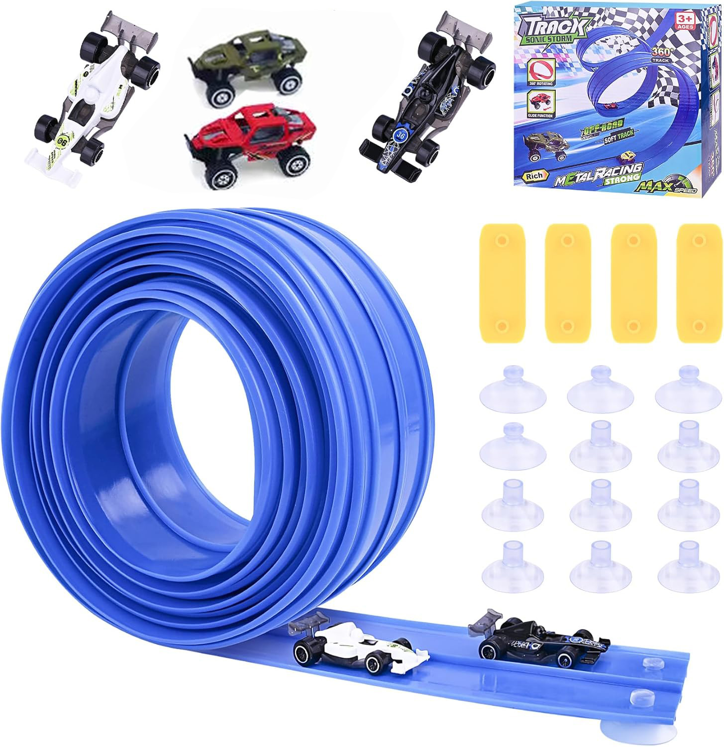 Flexible Race Track Set with 4 - огляд і ціна Model Kit Formula 1