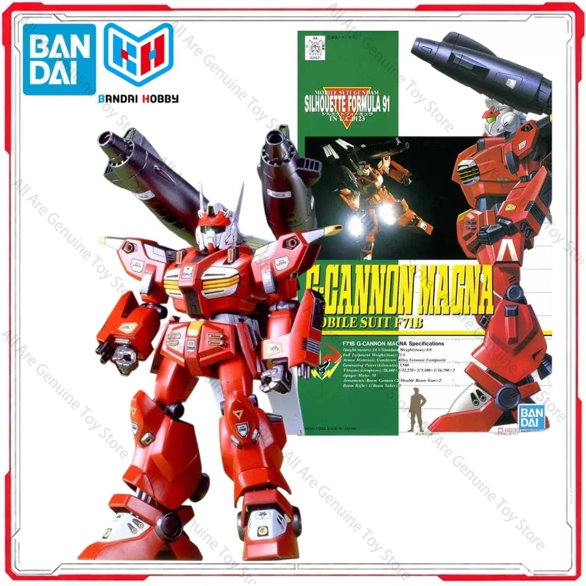 Genuine Bandai Original Gundam - огляд і ціна Model Kit Formula 1