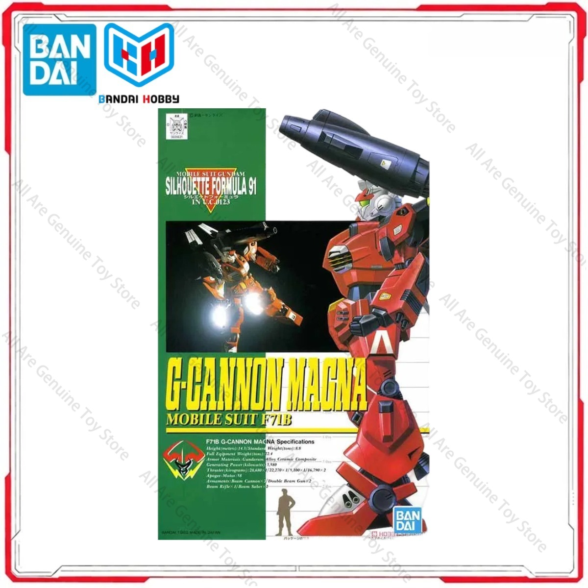 Genuine Bandai Original Gundam - огляд і ціна Model Kit Formula 1