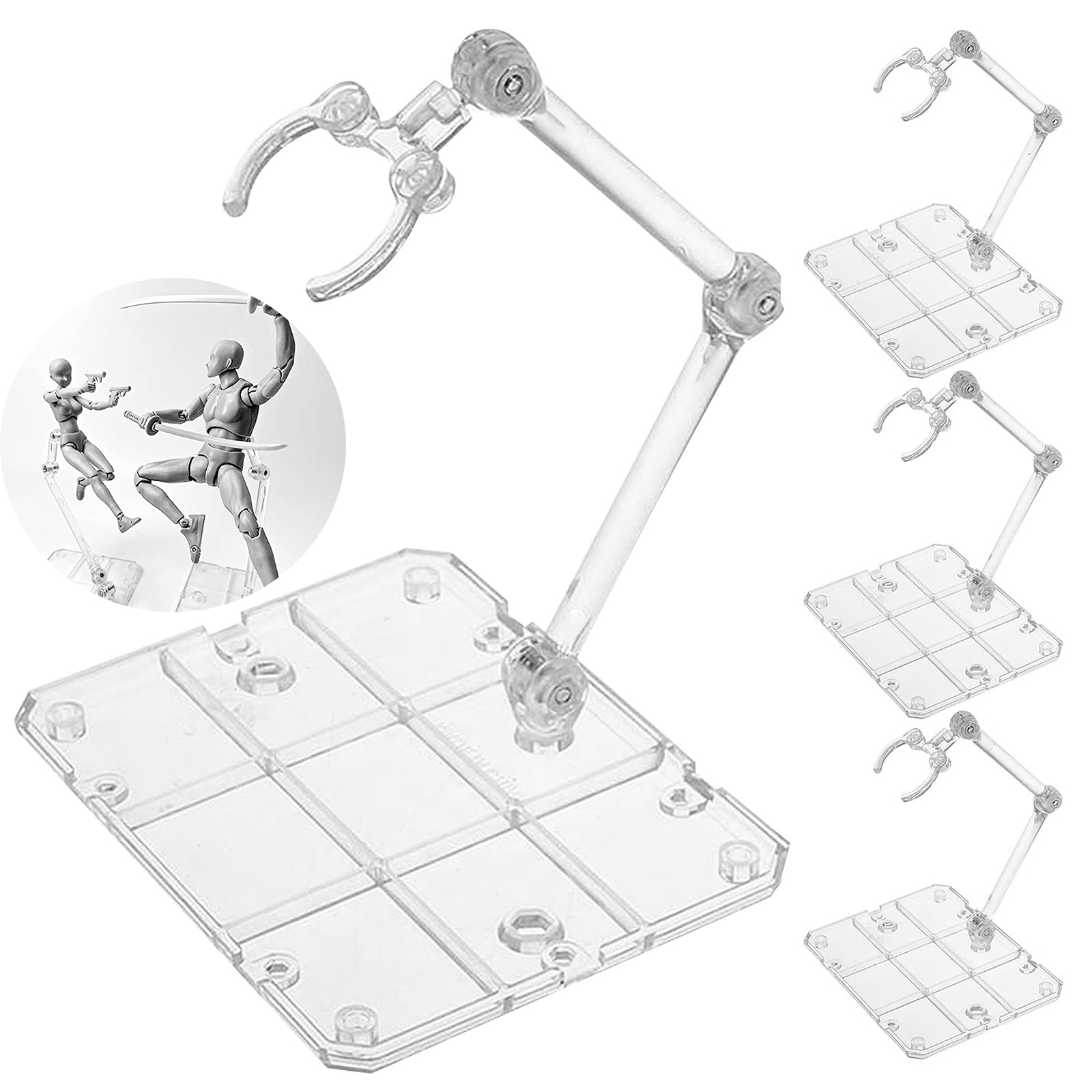Clear Action Figure Stand,Asse - огляд і ціна Model Kit Rg