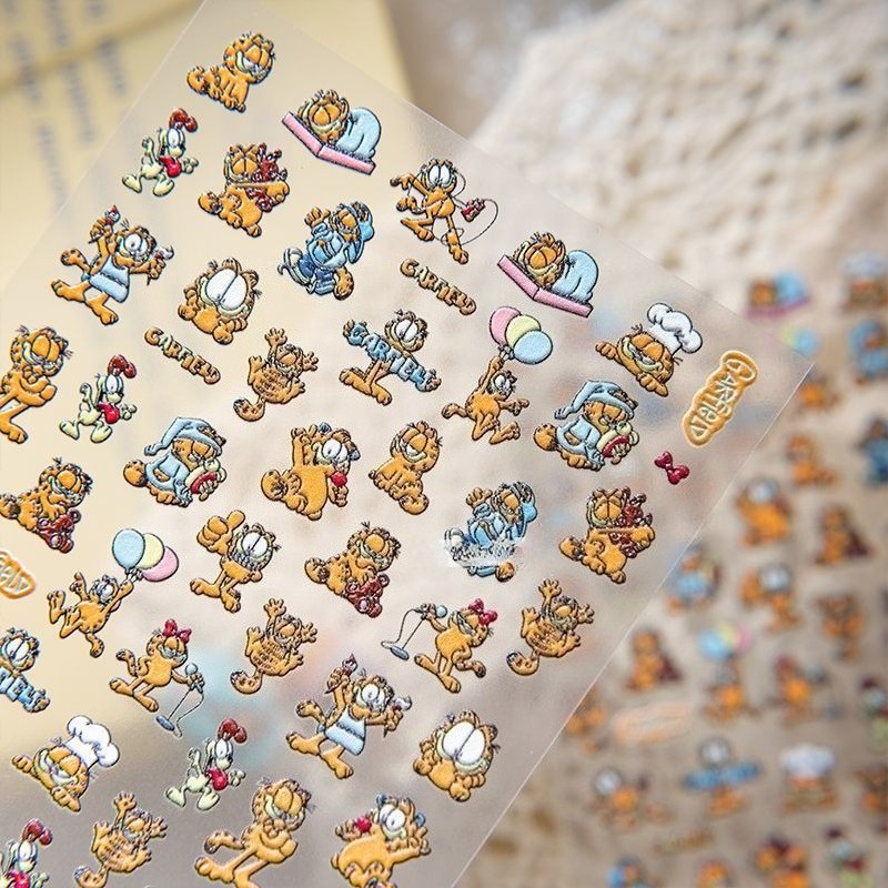 New Garfield Nail Art Stickers - огляд і ціна Model Kit New