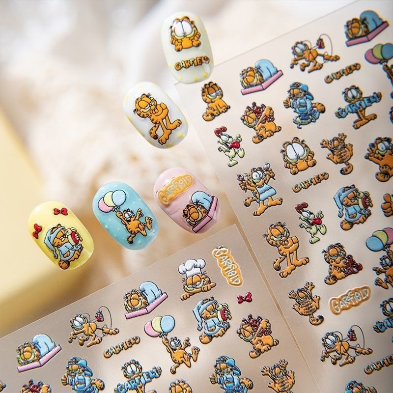New Garfield Nail Art Stickers - огляд і ціна Model Kit New