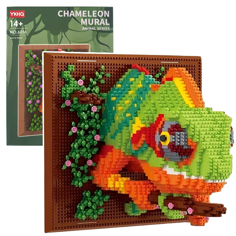 DIY Stereoscopic Painting Buil - огляд і ціна Model Kit Lizard