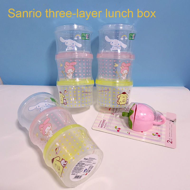 Kitty Bento Box Set 3 Pieces C - огляд і ціна Model Kitchen Set Pvc